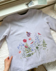 The Floral Sweatshirt Cardigan (M)