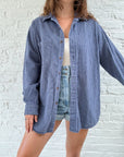 The Blue Grid Flannel (L)