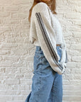 The Arm Stripe Sweater (L)