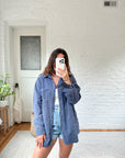 The Blue Grid Flannel (L)