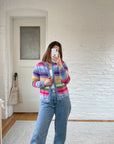 The Colorful Striped Cardigan (S)