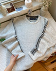 The Arm Stripe Sweater (L)