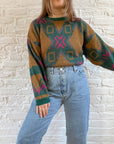 The Colorful Geometric Sweater (L)