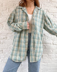 The Cottage Plaid Button Up (L)