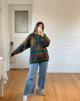 The Colorful Geometric Sweater (L)