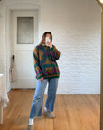 The Colorful Geometric Sweater (L)