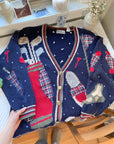 The Festive Golf Cardigan (L)