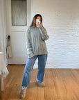 The Sage Cable Knit Turtleneck (XL)