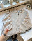 The Frieda Zip Up Cardigan (XL)