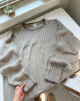 The Light Brown Basic Sweater (XL)