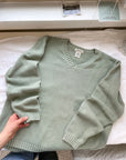 The Sage V Neck Sweater (M)