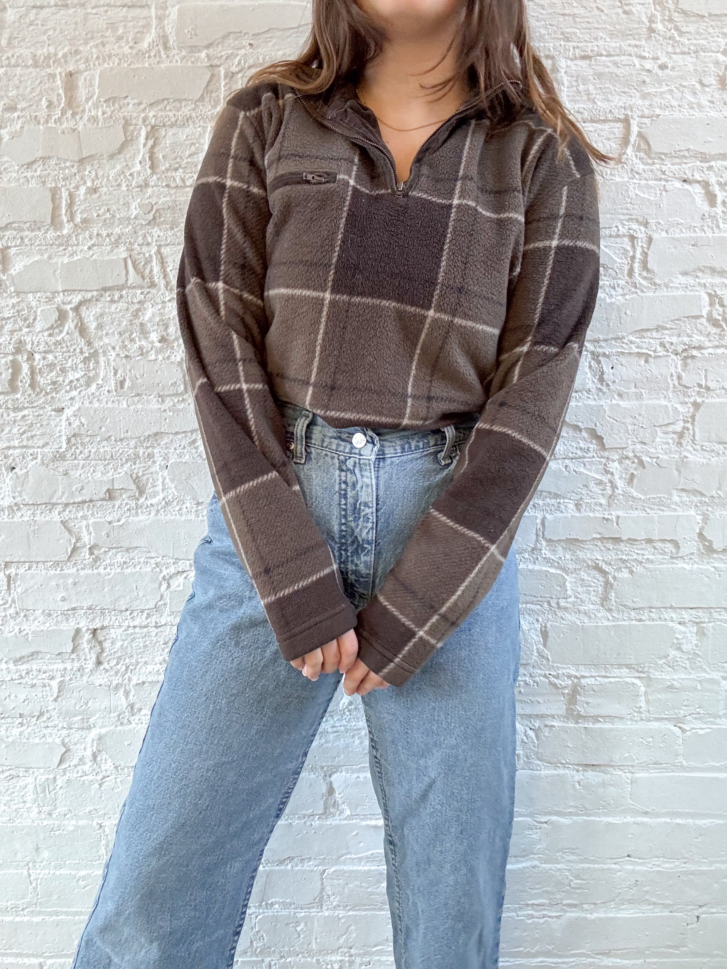 The Fireplace Fleece Quarter Zip (M)