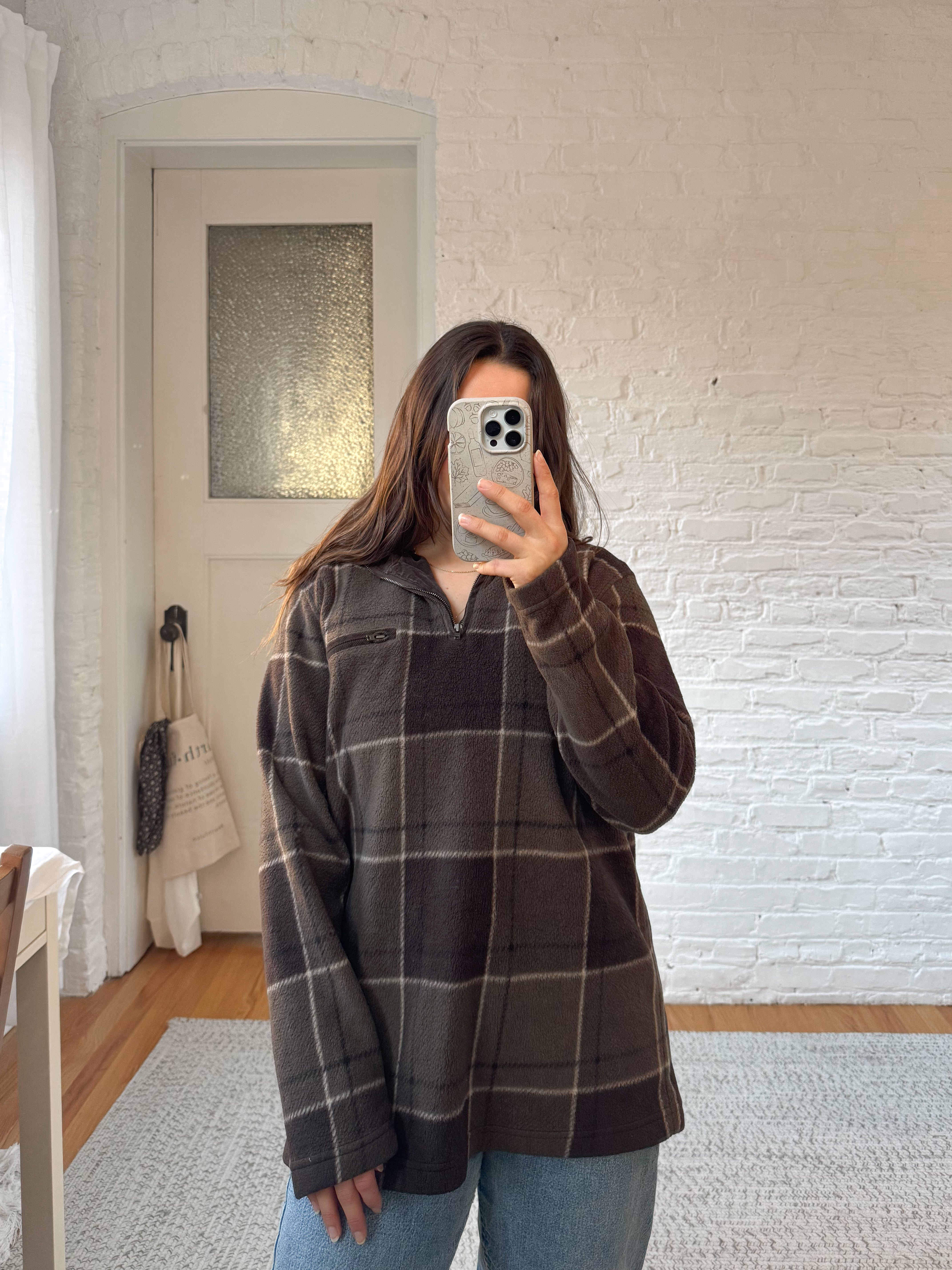 The Fireplace Fleece Quarter Zip (M)