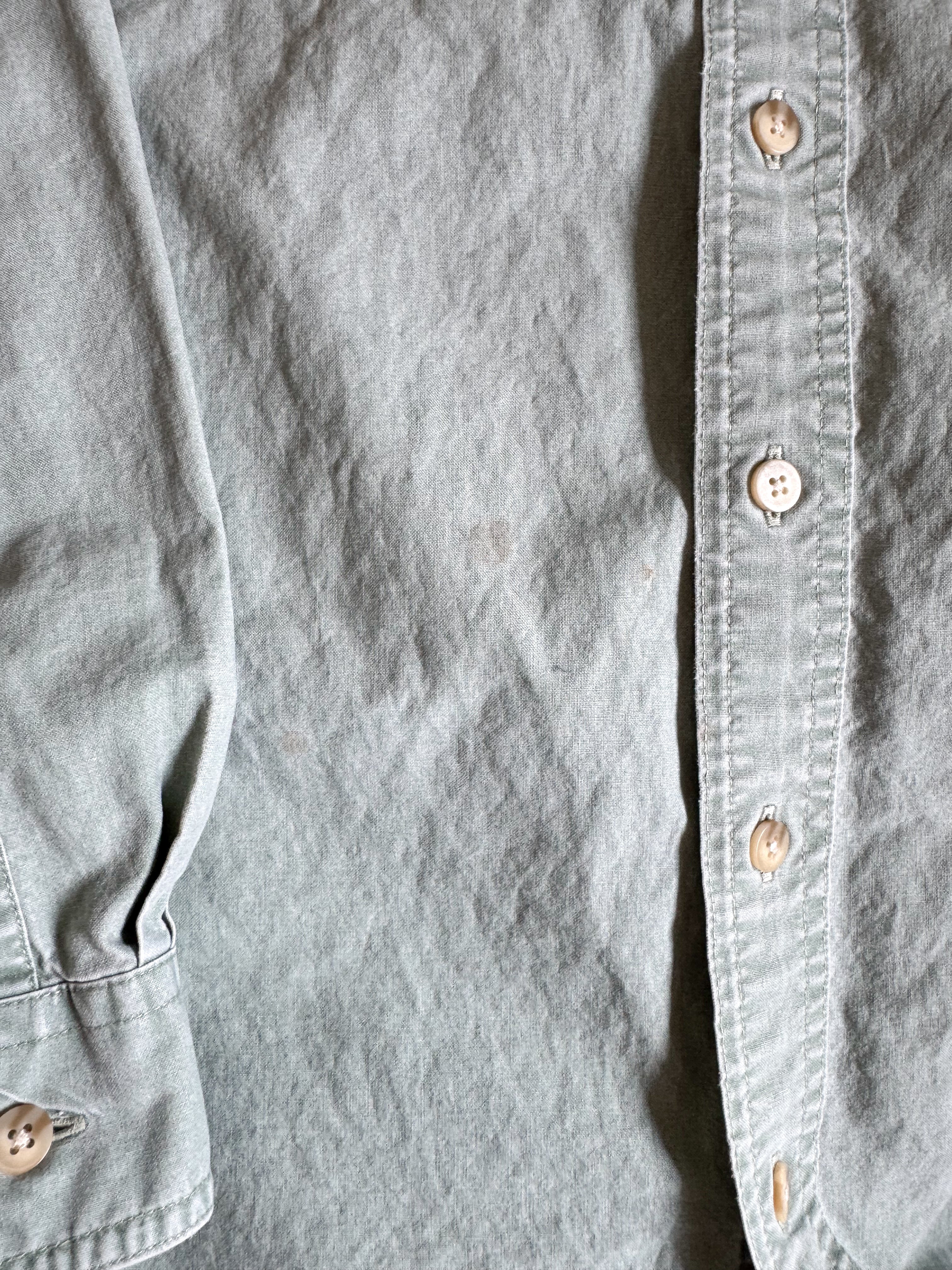 The Sage Green Button Up (LT)