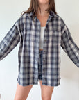 The Cool Toned Navy Flannel (XL)
