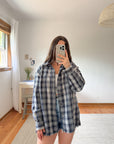 The Cool Toned Navy Flannel (XL)