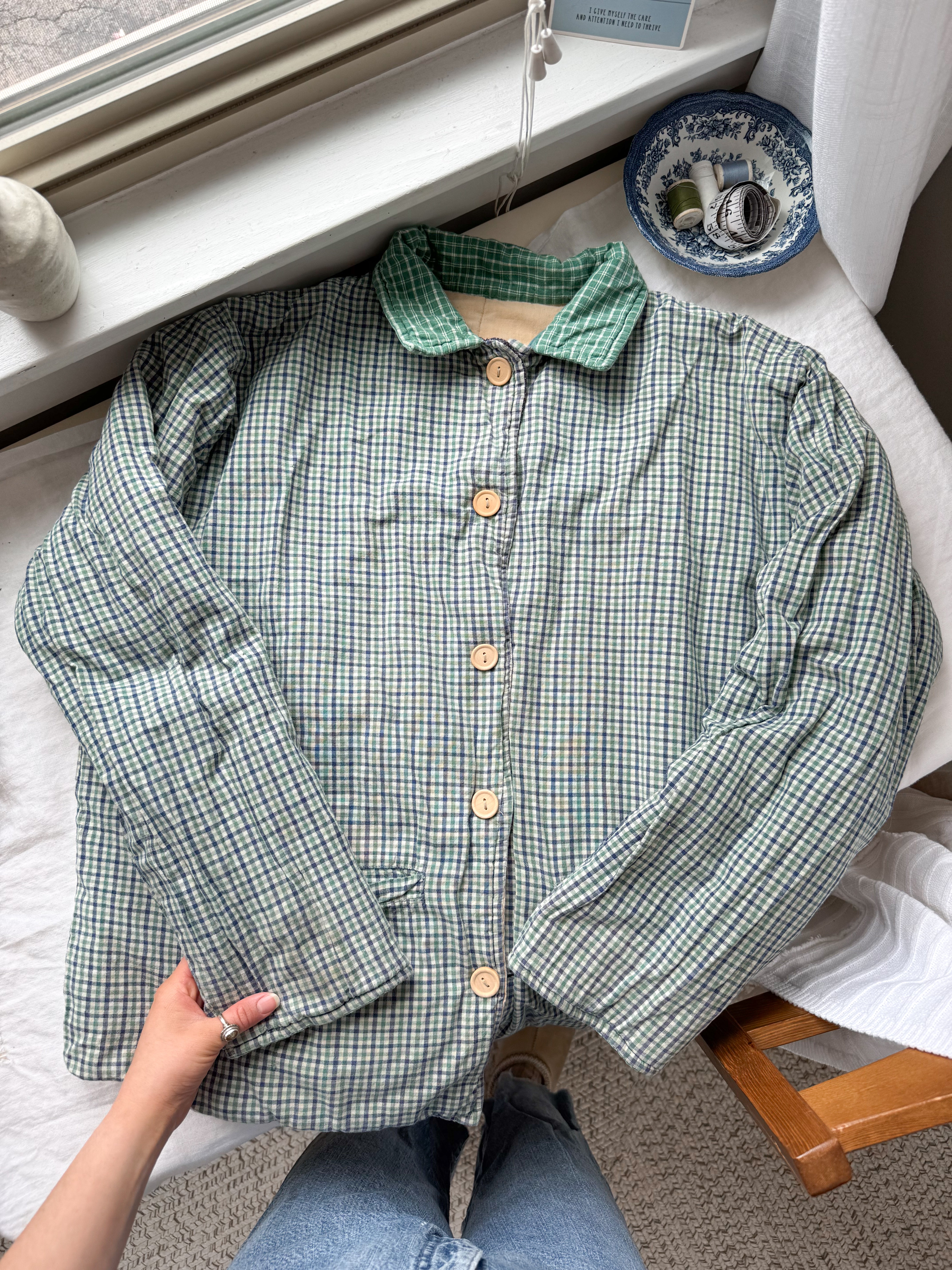 The Patchwork Reversible Fisherman Jacket (L)