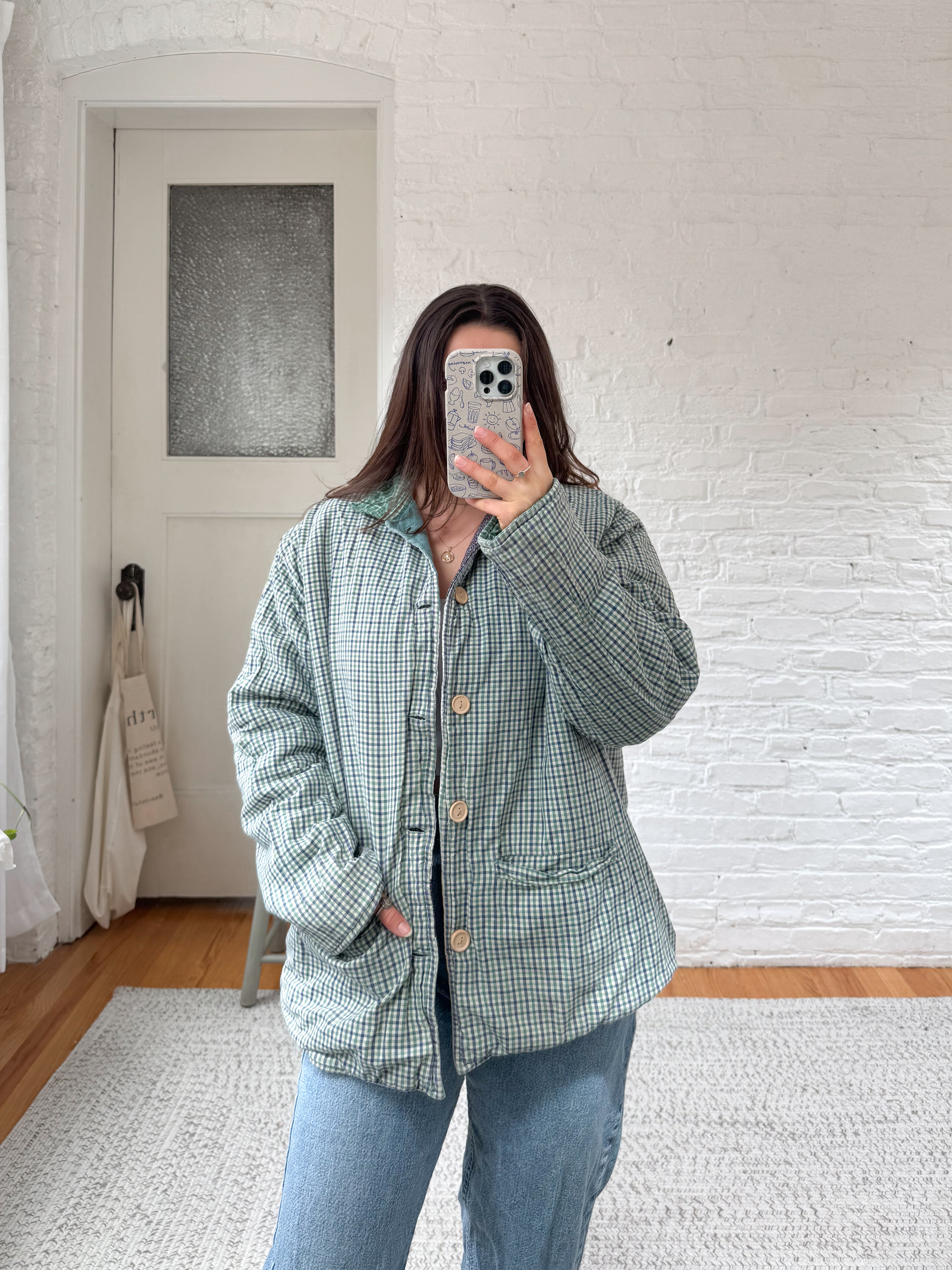 The Patchwork Reversible Fisherman Jacket (L)