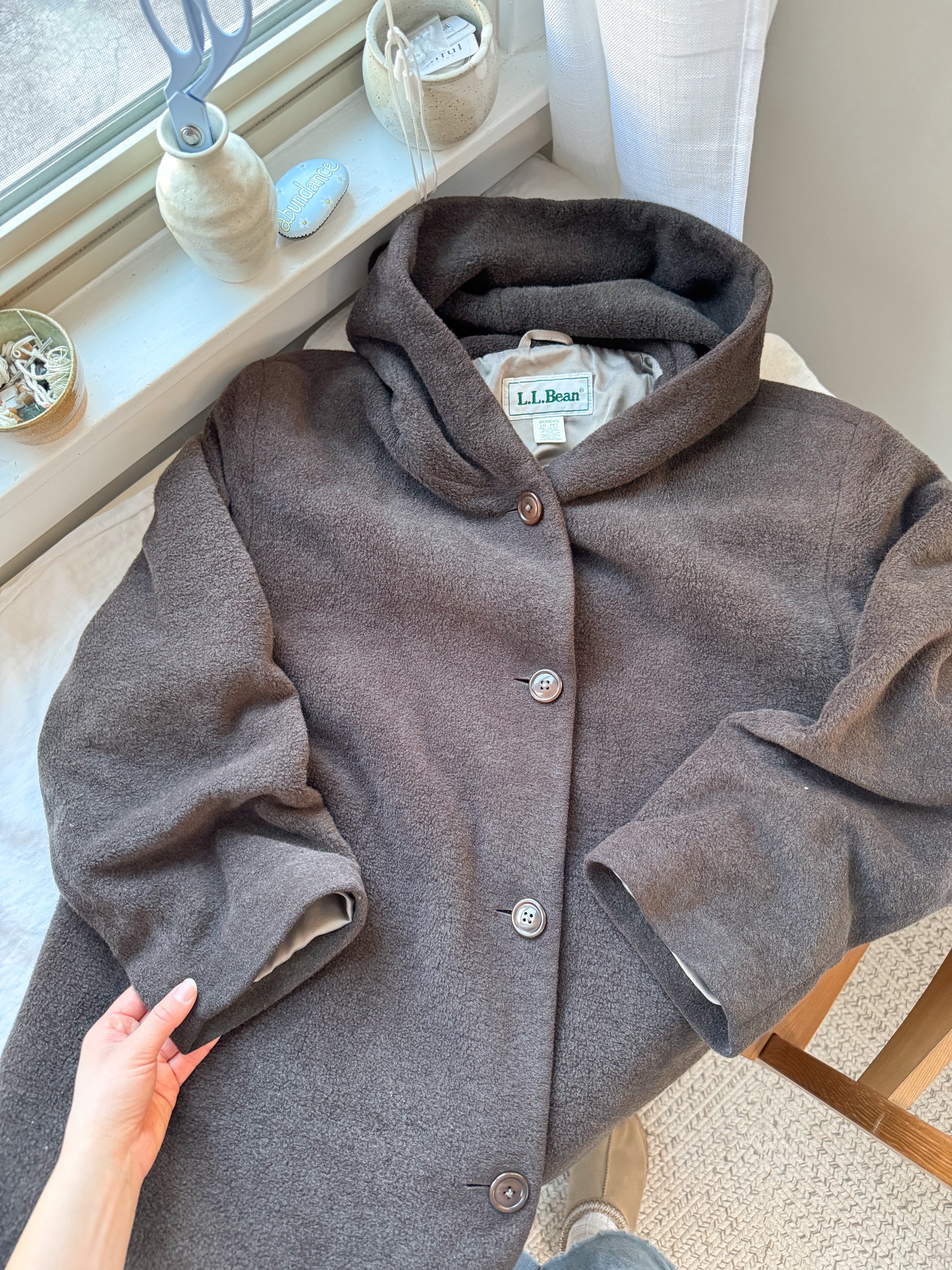 The Hooded Tree Bark Fleece Jacket (LP)