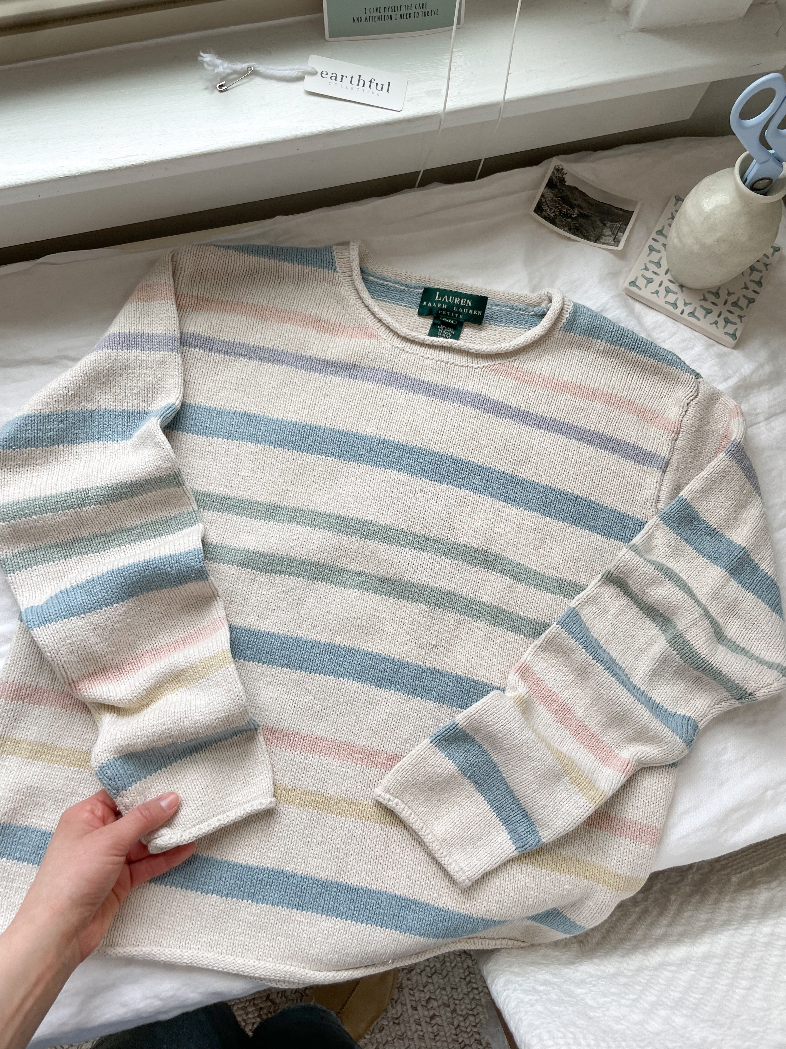 The Pastel Striped Silk Knit (PM)