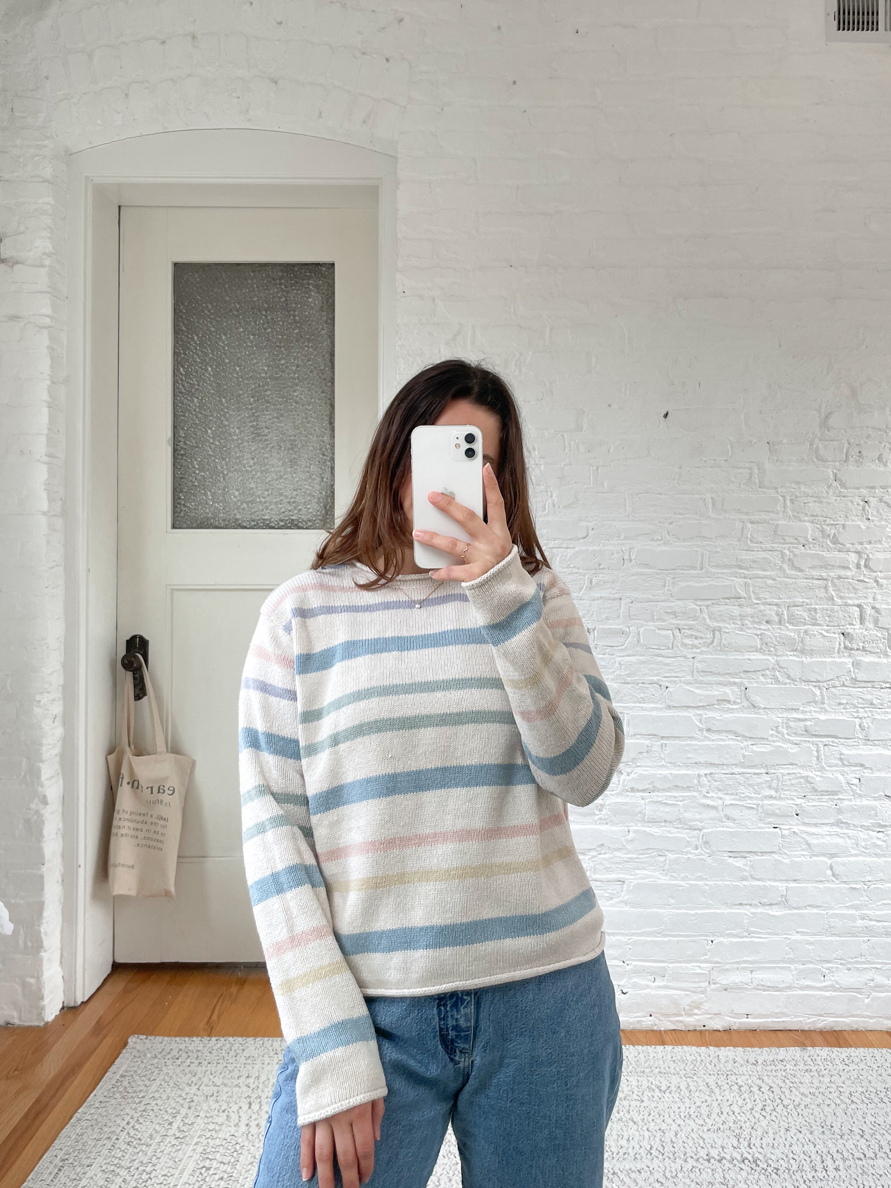 The Pastel Striped Silk Knit (PM)