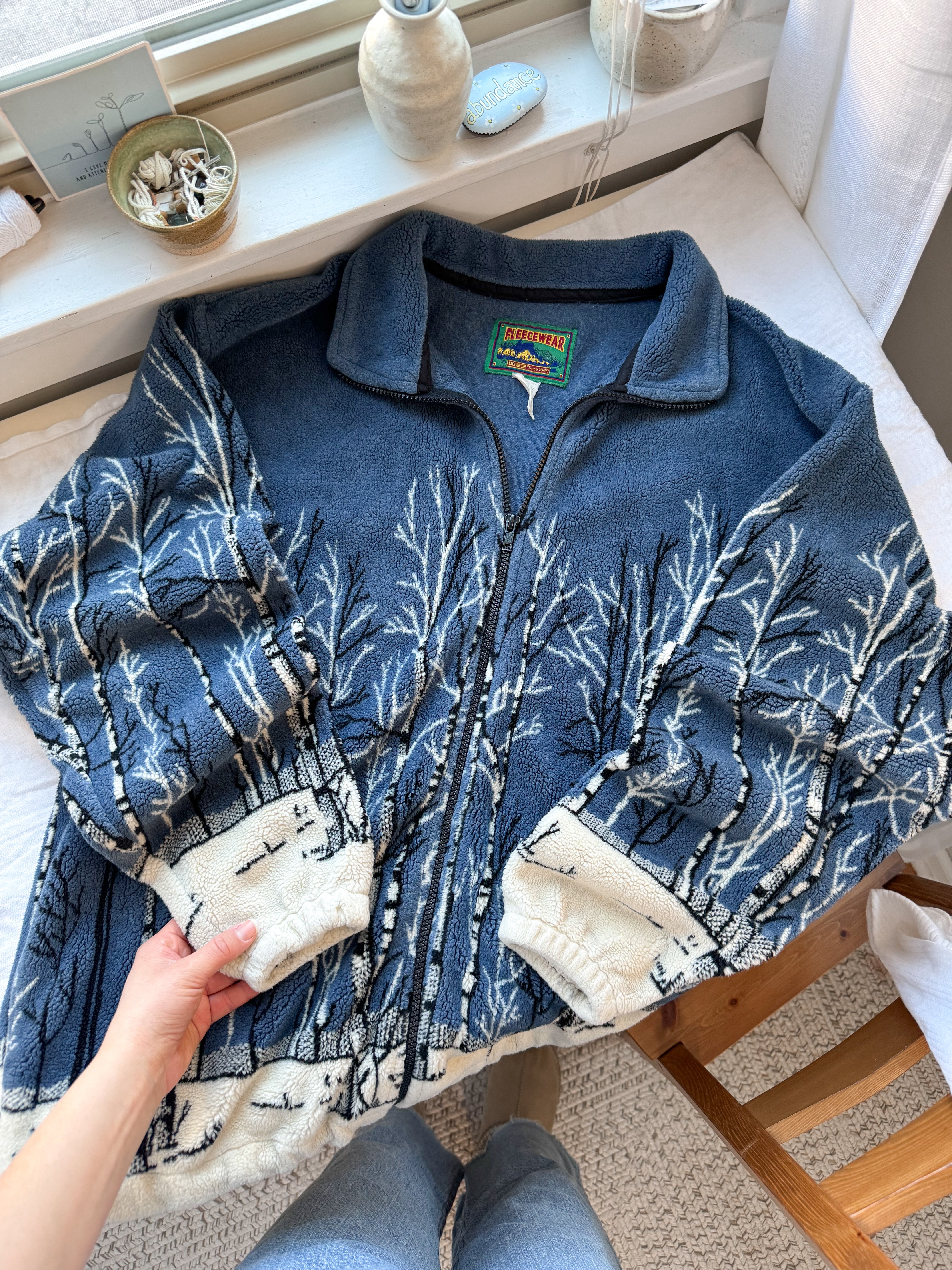 The Birch Wood Snow Fleece (L)