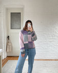 The Pink & Purple Block Sweater (L)