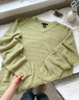 The Cozy Matcha Sweater (XXL)