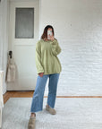 The Cozy Matcha Sweater (XXL)