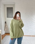 The Cozy Matcha Sweater (XXL)