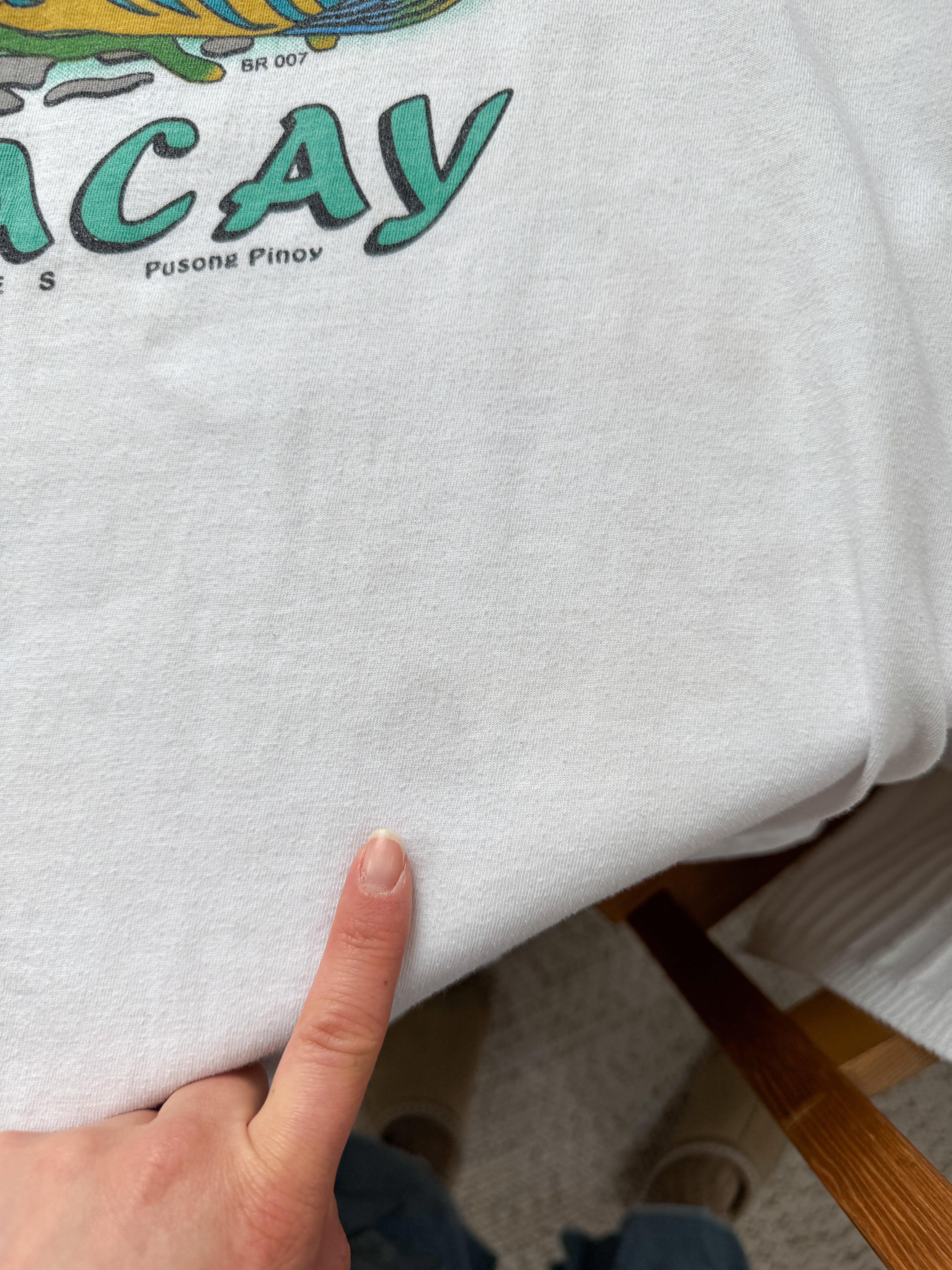 The Single Stitch Fish Tee (M)