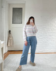 The Pastel Cropped Fair Isle Sweater (S)