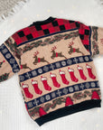 The Reindeer Tapestry Crewneck (L)