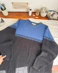 The Two Toned Snow Sweater (XXL)
