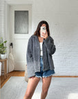 The Charcoal Speckled Shacket (L)