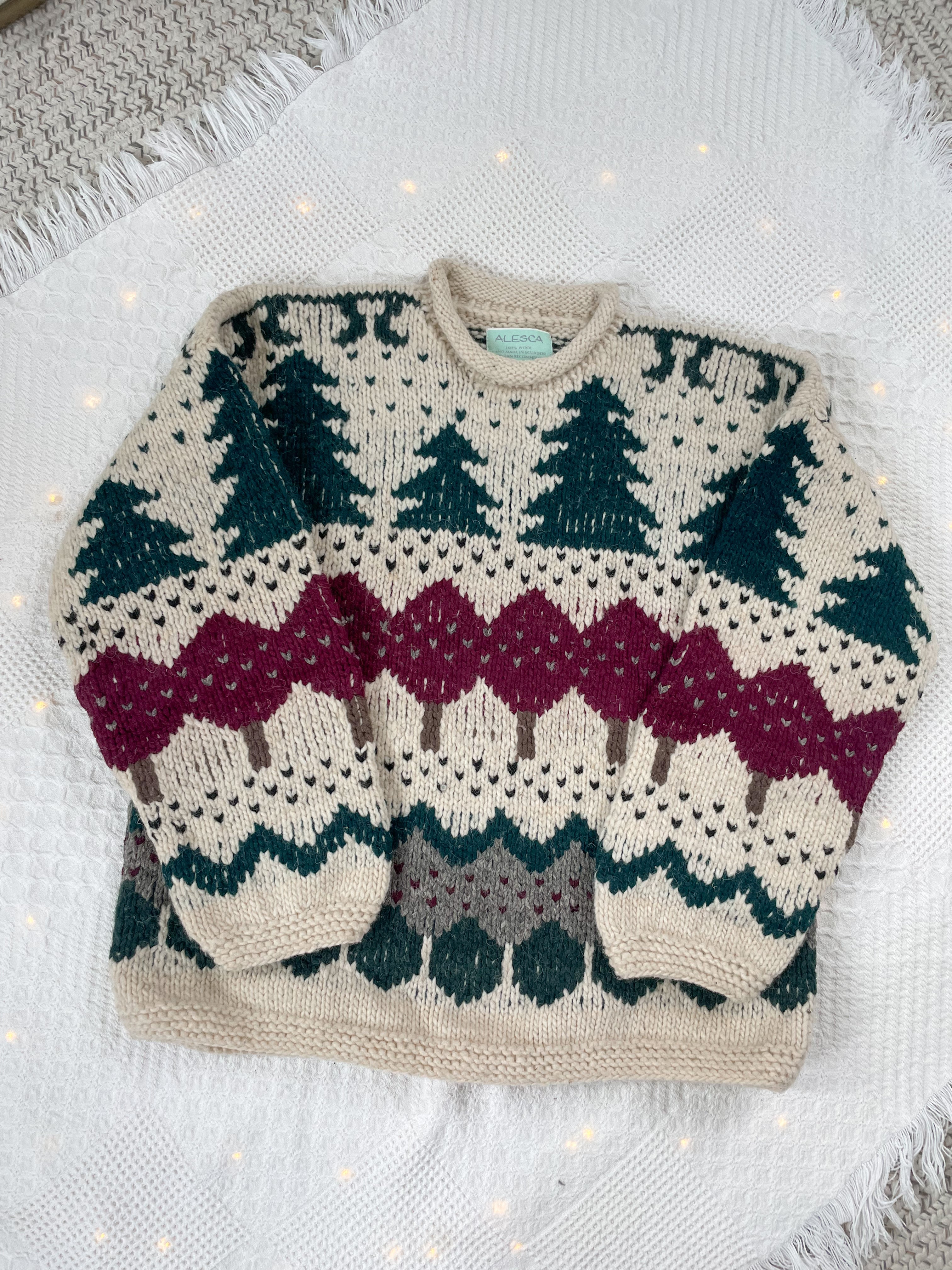 The Festive Tree Sweater (XL)