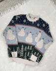 The Snowman Tapestry Crewneck (L)