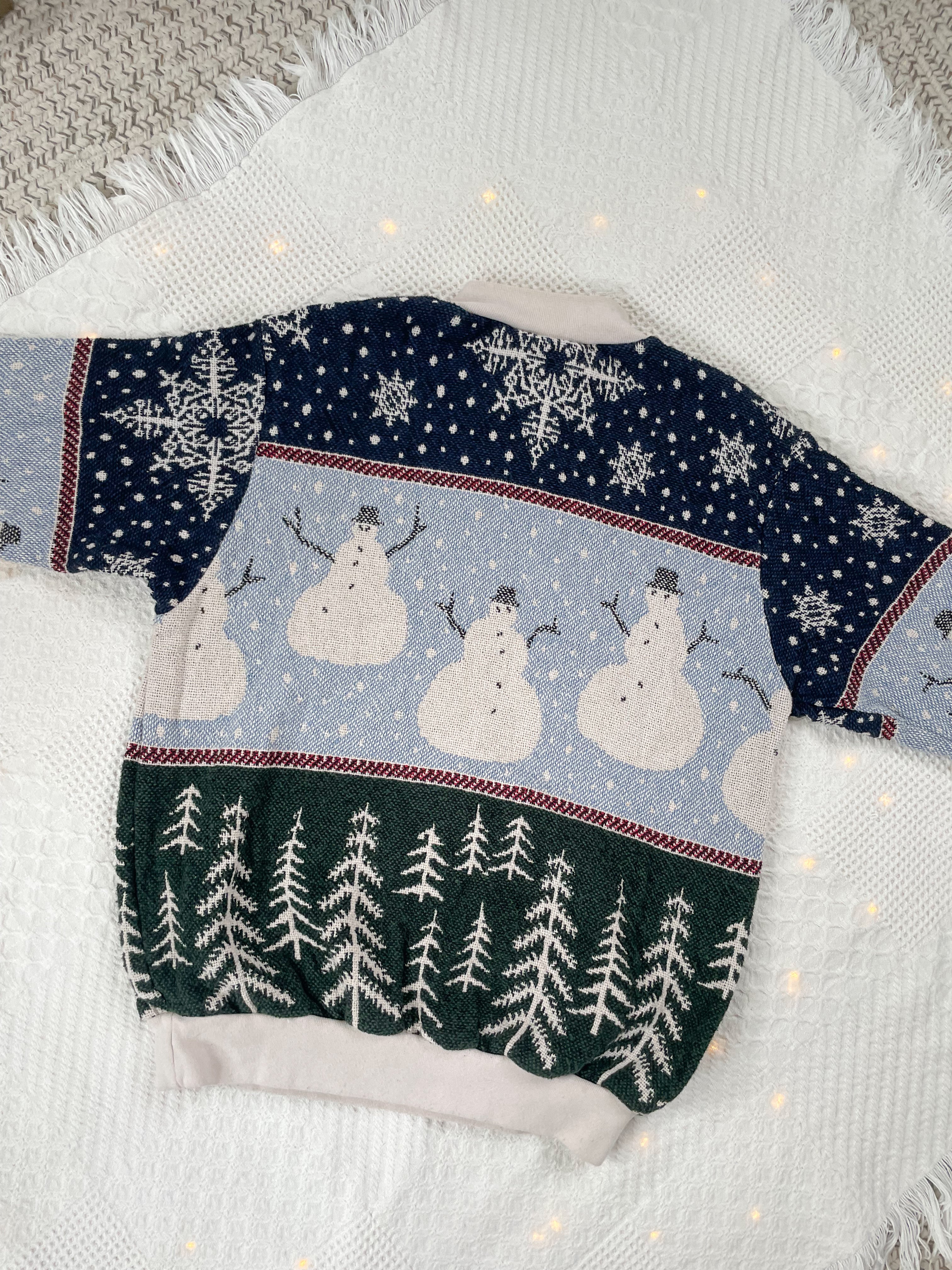 The Snowman Tapestry Crewneck (L)