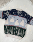 The Snowman Tapestry Crewneck (L)