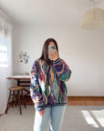The Color Pop Coogi Style Sweater (L)