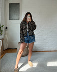 The Floral Cropped Tapestry Jacket (L)