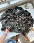 The Floral Cropped Tapestry Jacket (L)