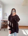 The Chocolate Brown Sweater (XXL)