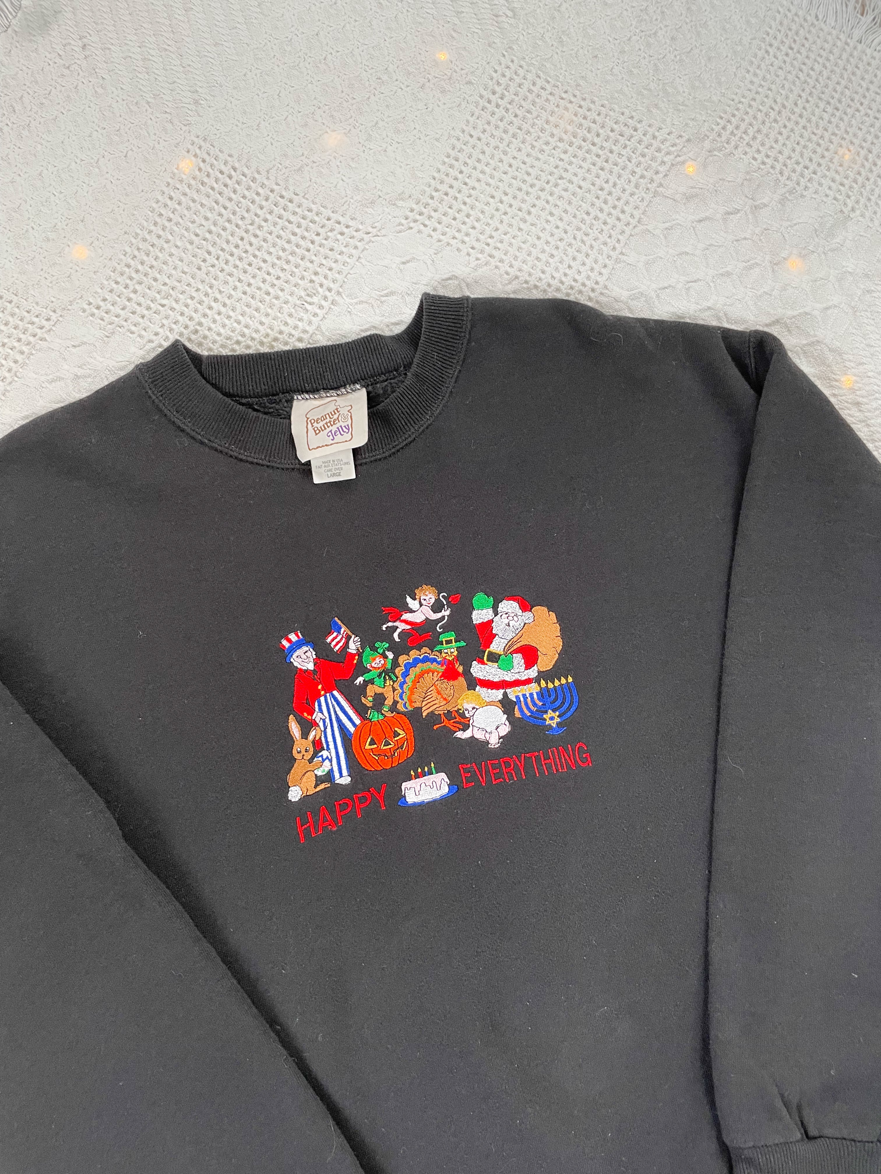 The Happy Everything Crewneck (L)