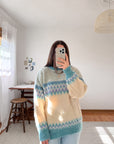 The Icicle Woolen Fair Isle Sweater (M)