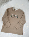 The Fuzzy Festive Cabin Crewneck (L)