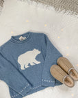 The Blue Polar Bear Sweater (M)