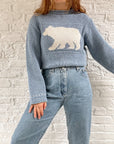 The Blue Polar Bear Sweater (M)