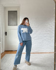 The Blue Polar Bear Sweater (M)