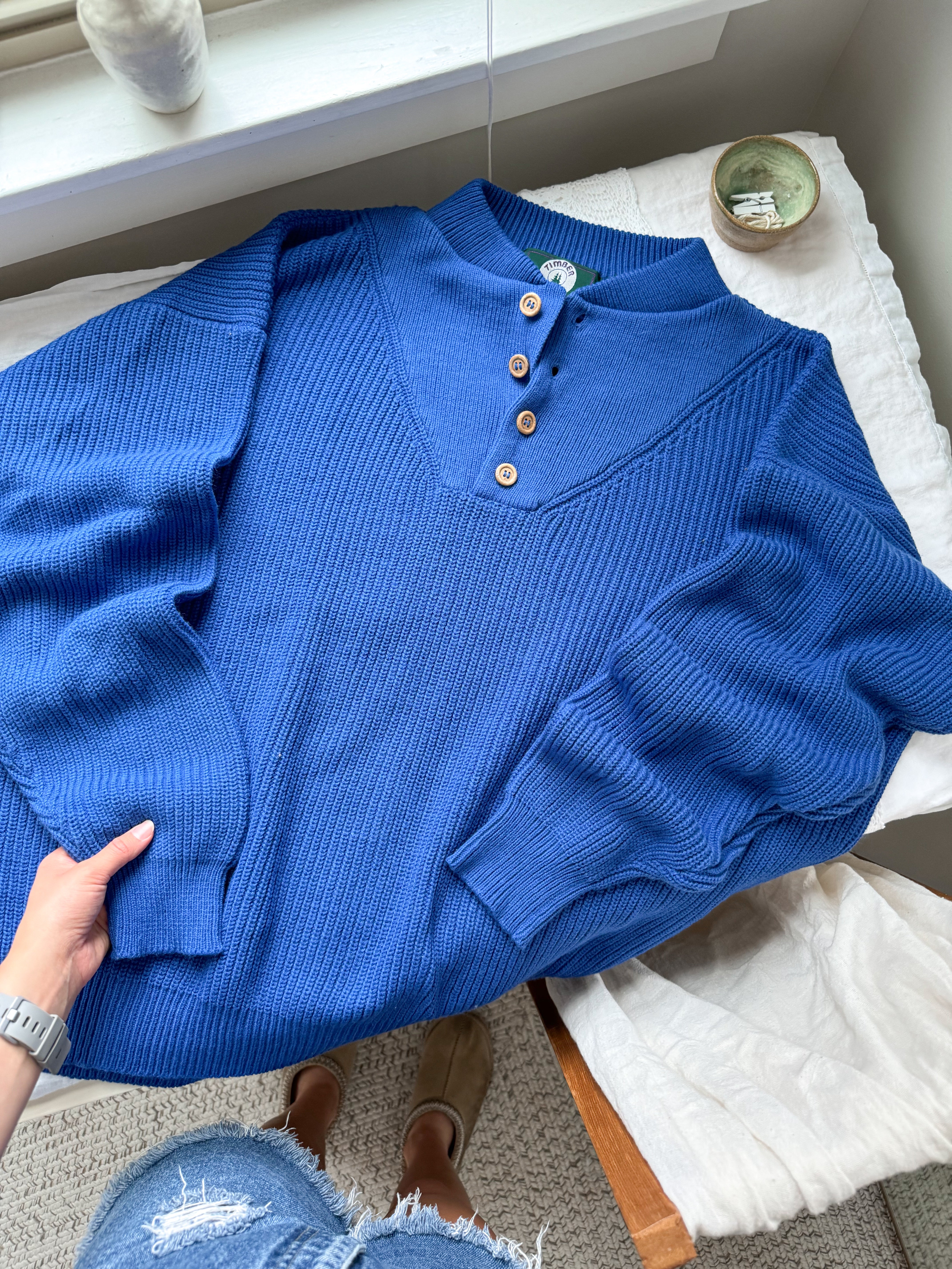 The Royal Blue Henley (XL)